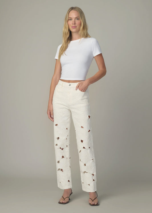 Joe's Jeans Women|Sale THE MARGOT WITH BRODERIE Ecru Floral