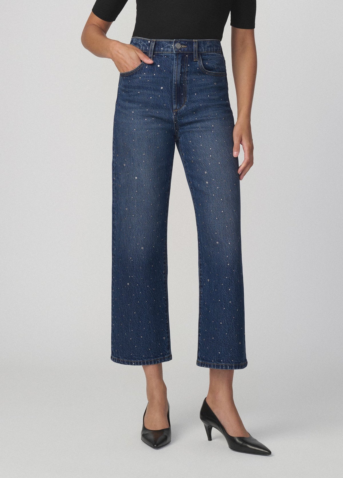 Joe's Jeans Women THE MARGOT CROPPED STONED Commet Stone