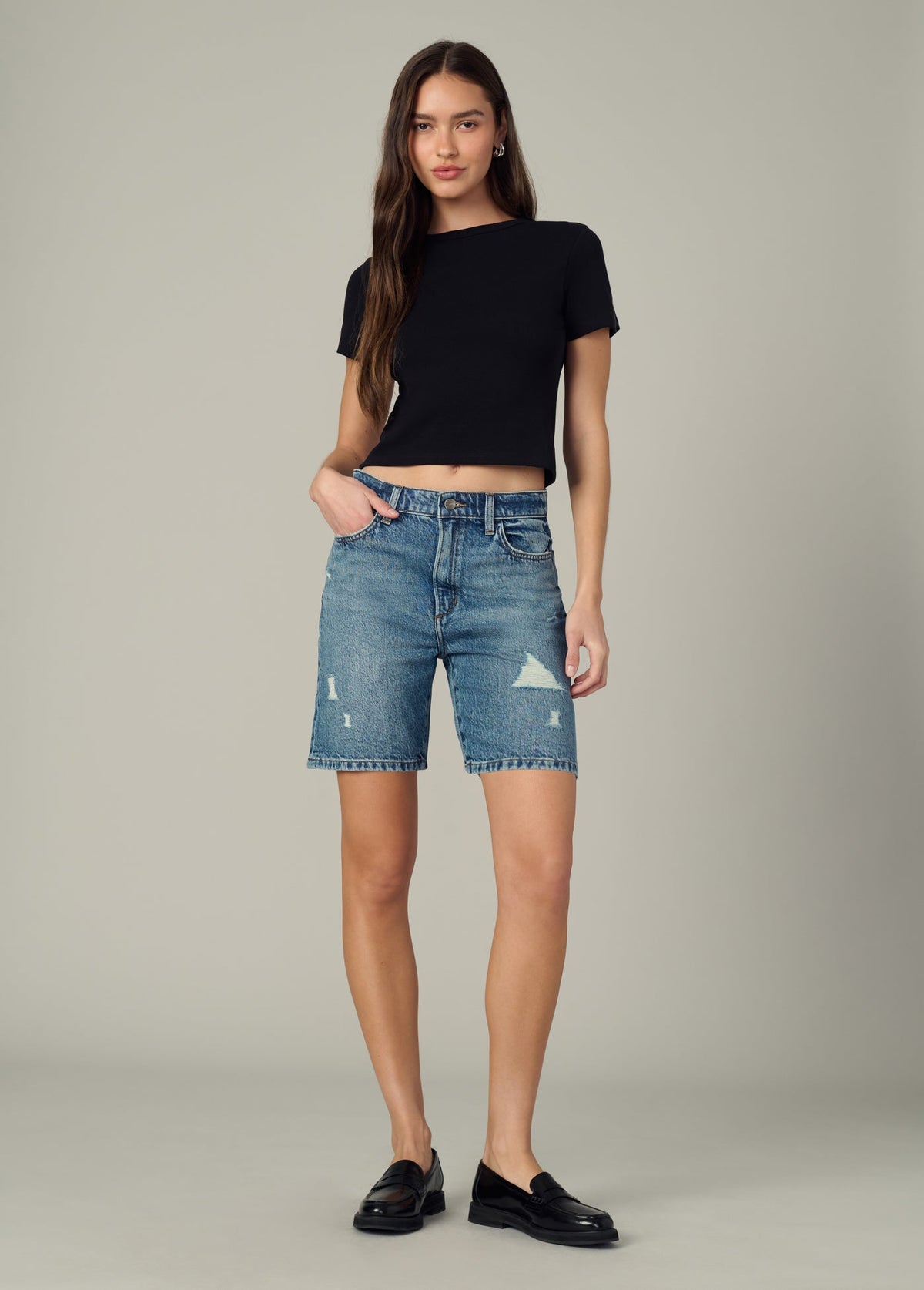 Joe's Jeans Women|Sale THE JOEY SHORT Showdown Destruct