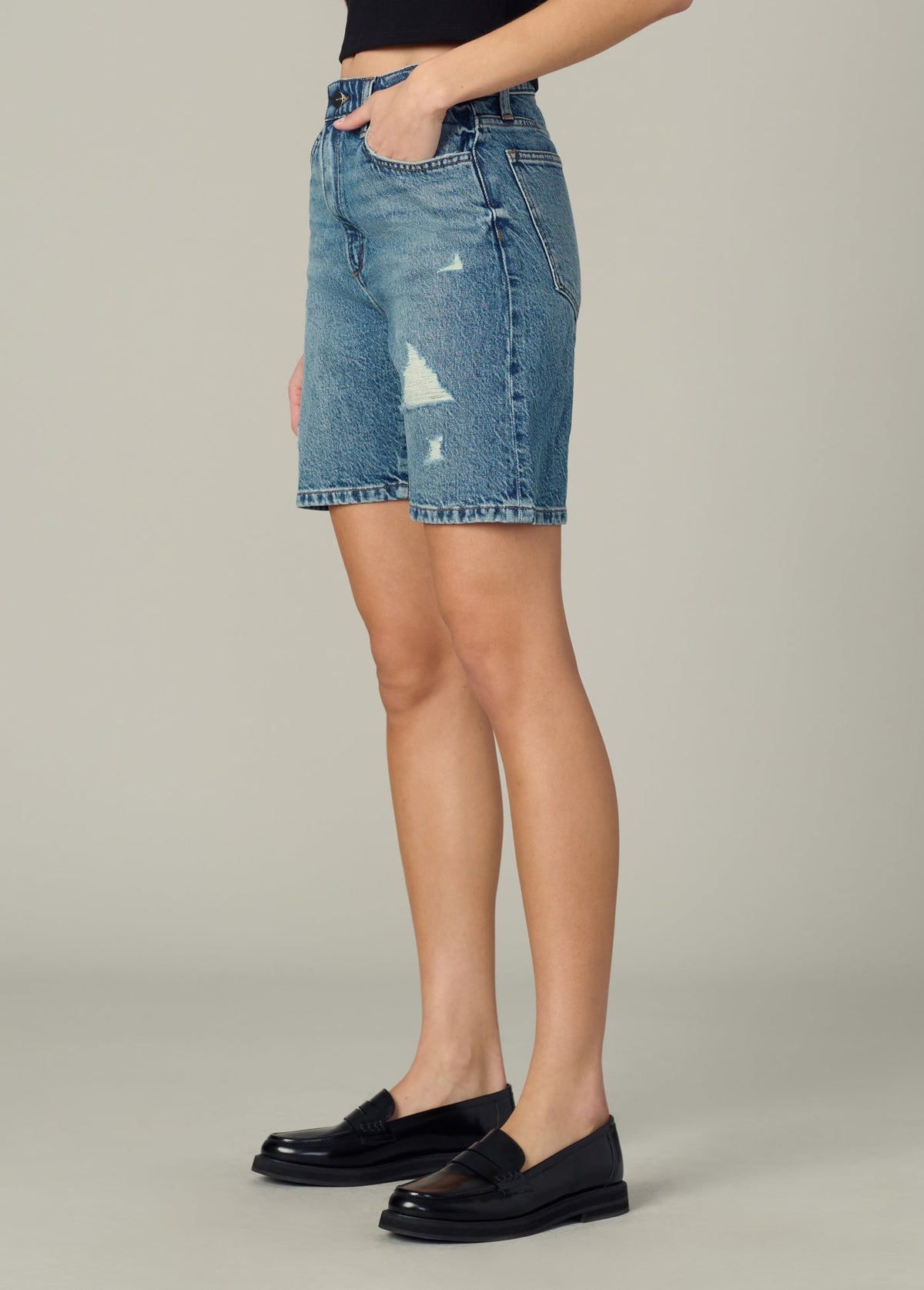 Joe's Jeans Women|Sale THE JOEY SHORT Showdown Destruct