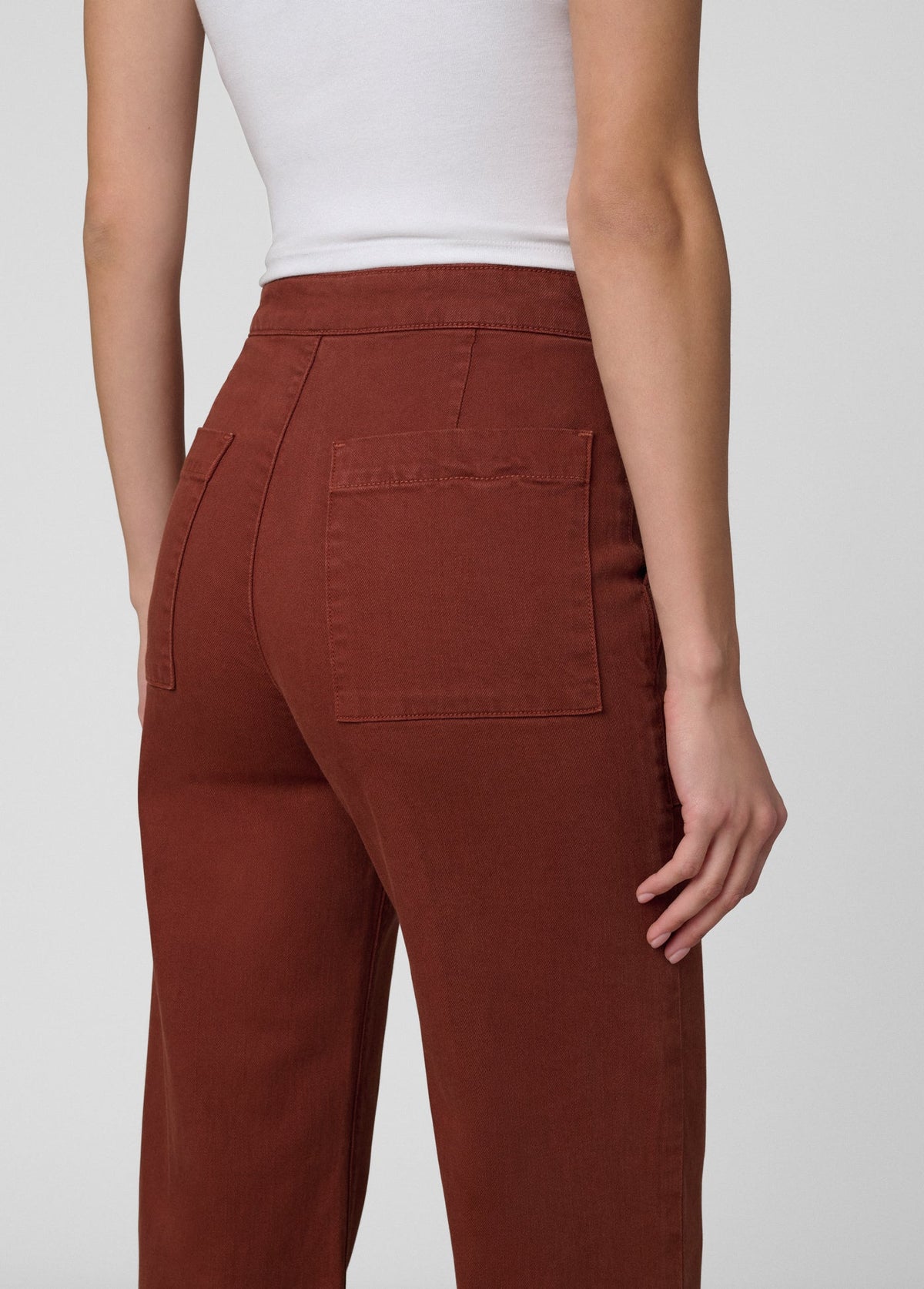 Joe's Jeans Women THE SIDE ZIP WIDE LEG Chili Oil