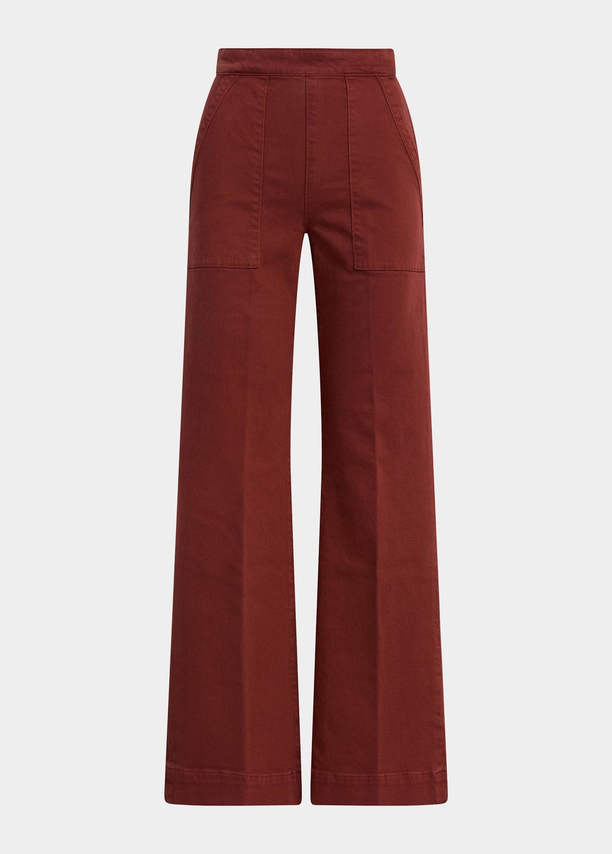 Joe's Jeans Women THE SIDE ZIP WIDE LEG Chili Oil