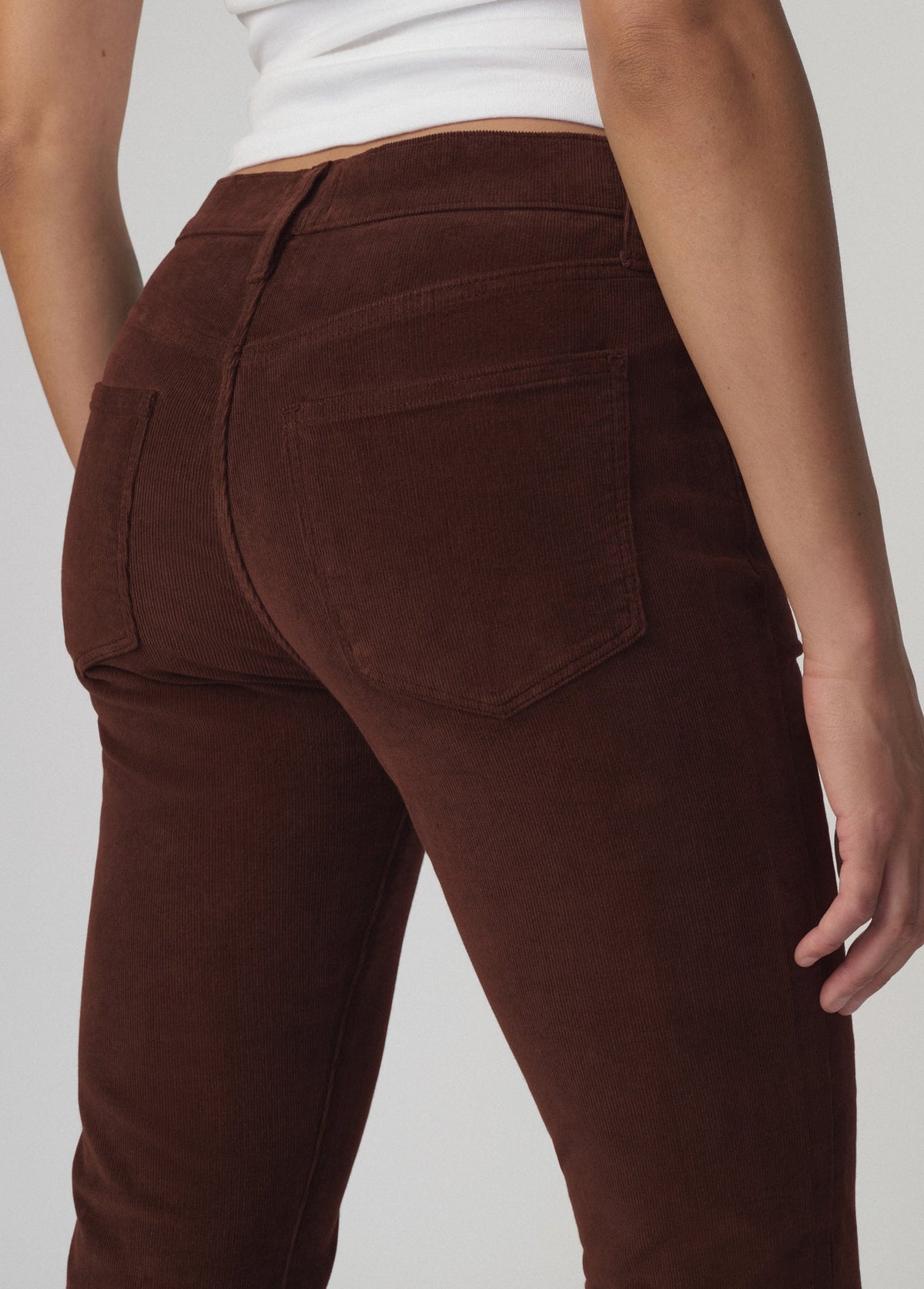 Joe's Jeans Women THE CORDUROY INEZ Chocolate