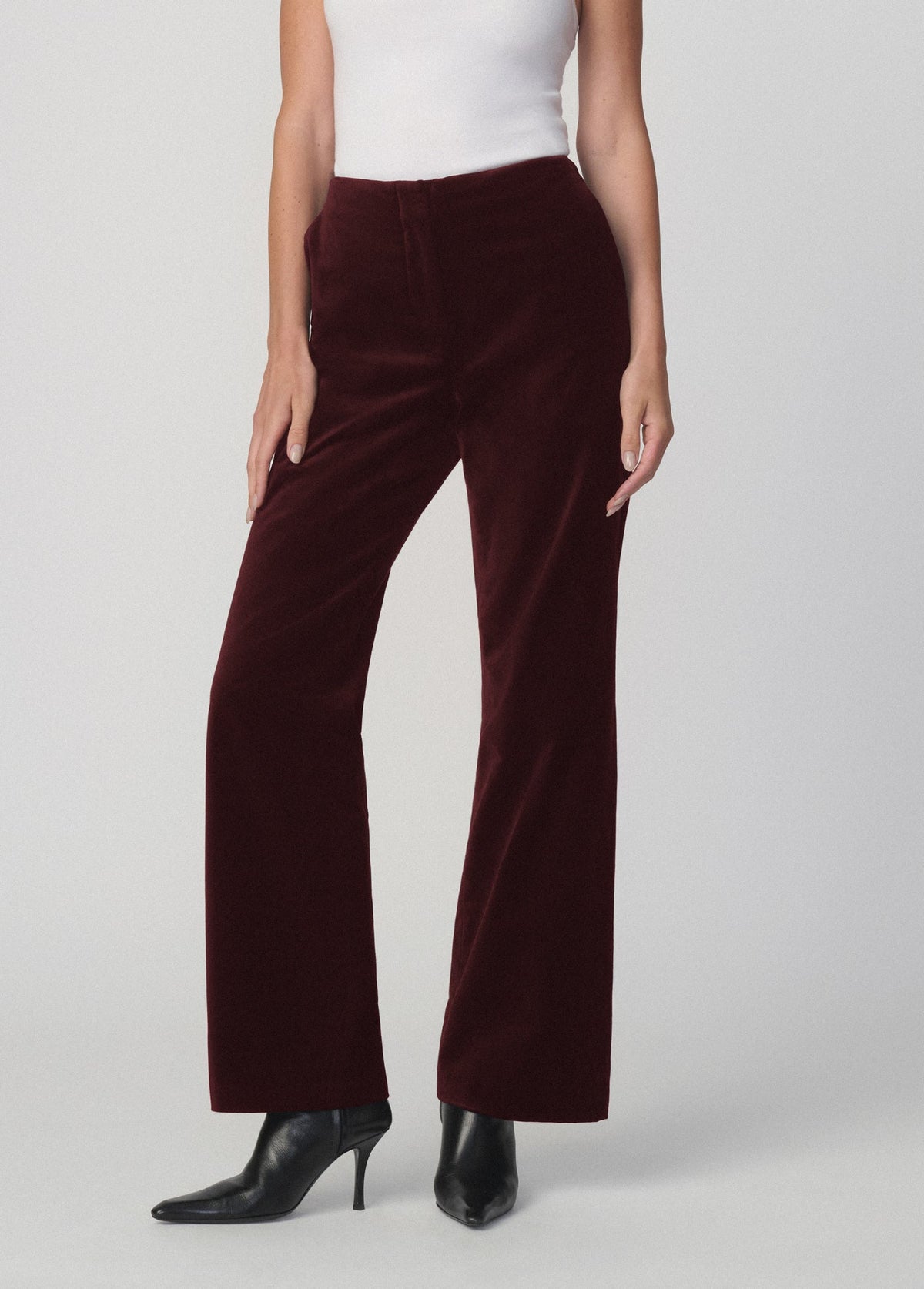 Joe's Jeans Women THE VELVETEEN SLIM CLEAN PANT Cabernet