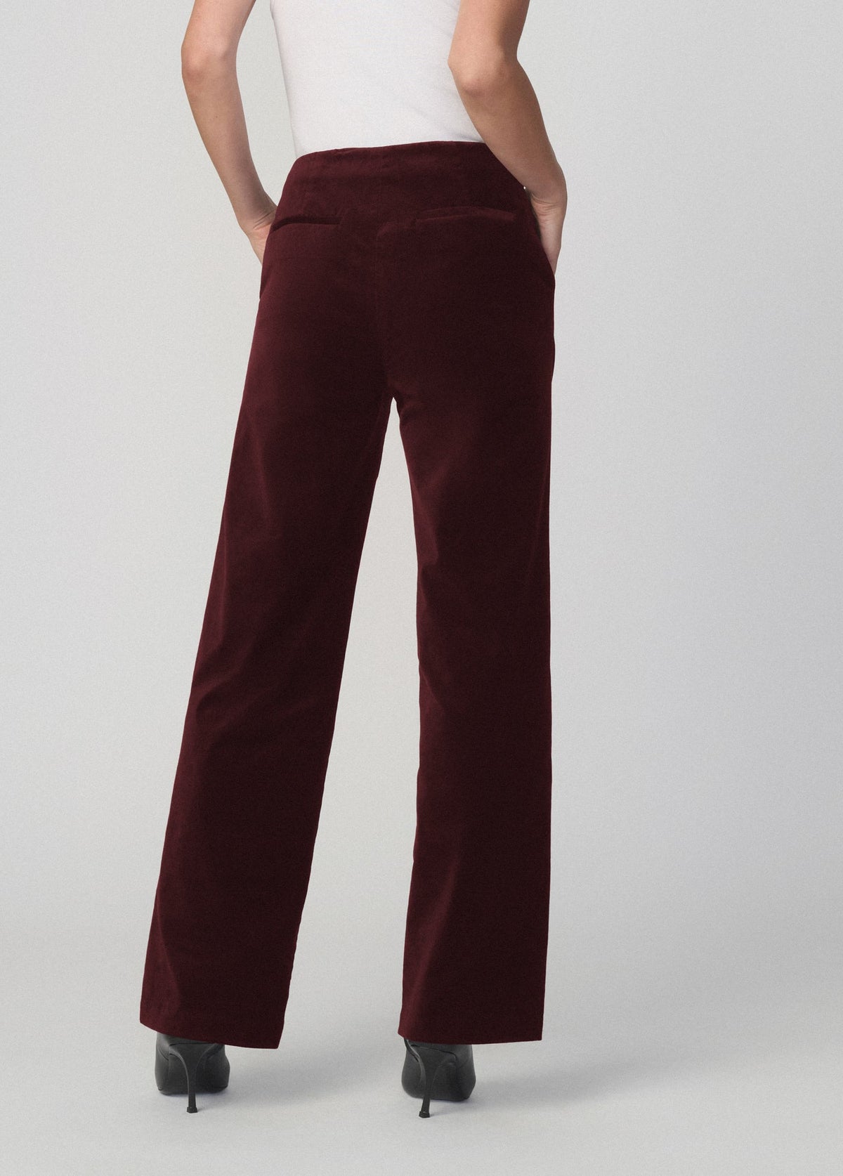 Joe's Jeans Women THE VELVETEEN SLIM CLEAN PANT Cabernet