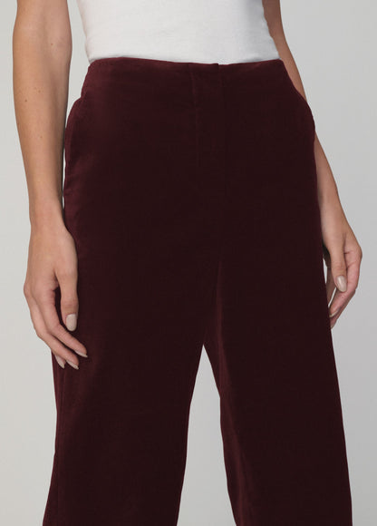 Joe's Jeans Women THE VELVETEEN SLIM CLEAN PANT Cabernet