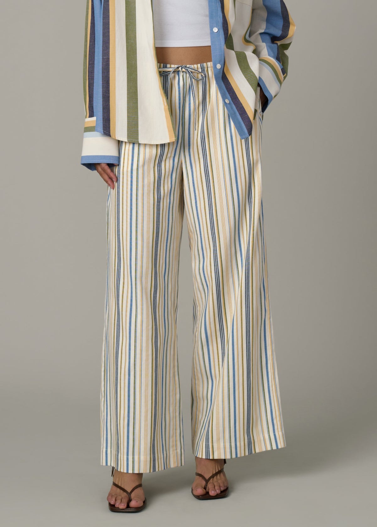 Joe's Jeans Women|Sale THE BRYNN PANT Azure Multi Stripe