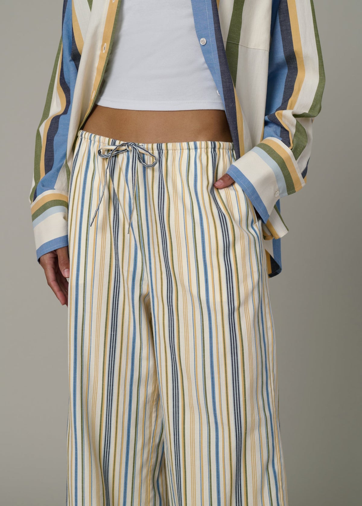 Joe's Jeans Women|Sale THE BRYNN PANT Azure Multi Stripe