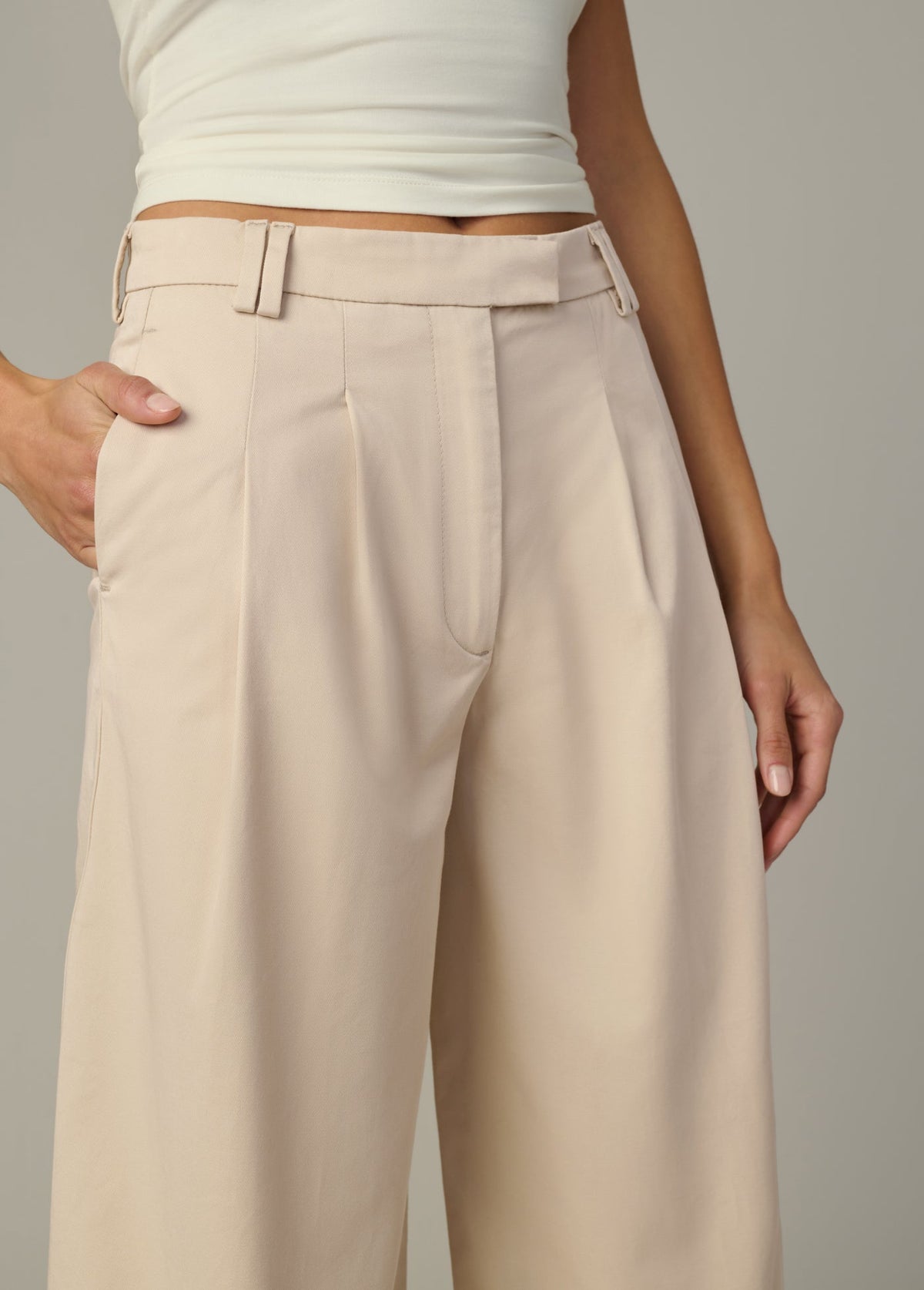 Joe's Jeans Women|Sale THE PLEATED CULOTTE Stone