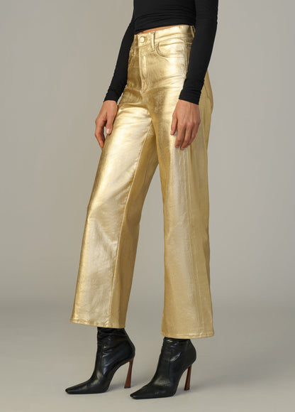 Joe's Jeans Women|Sale THE MIA COATED Gold Foil