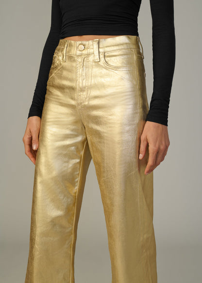 Joe's Jeans Women|Sale THE MIA COATED Gold Foil
