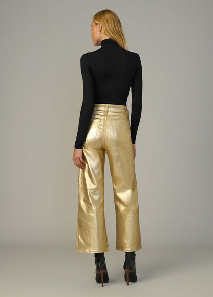 Joe's Jeans Women|Sale THE MIA COATED Gold Foil