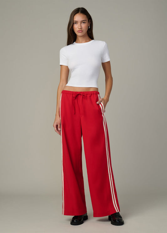 Joe's Jeans Women|Sale THE TINA TRACK PANT Cherry Red