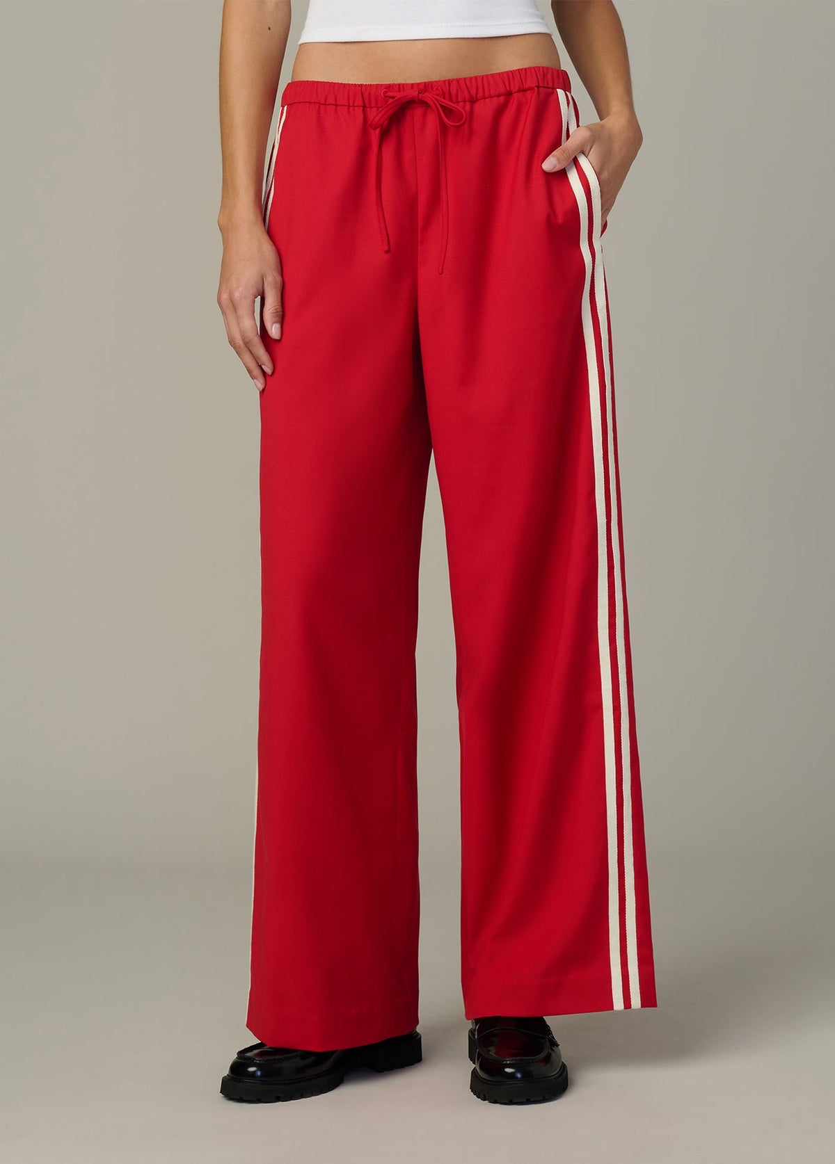 Joe's Jeans Women|Sale THE TINA TRACK PANT Cherry Red