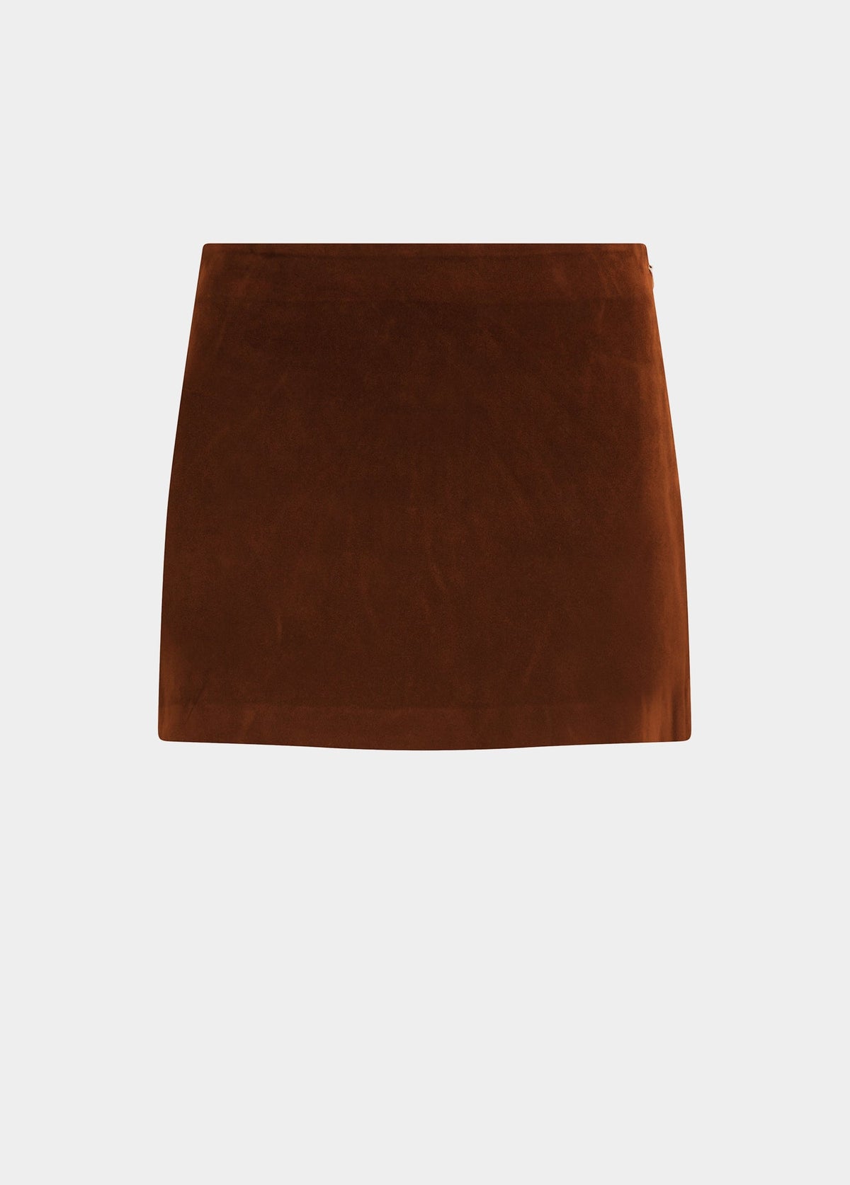 Joe's Jeans Women THE VEGAN SUEDE MINI SKIRT Chestnut