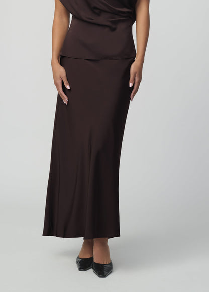 Joe's Jeans Women THE INES MAXI SKIRT Espresso