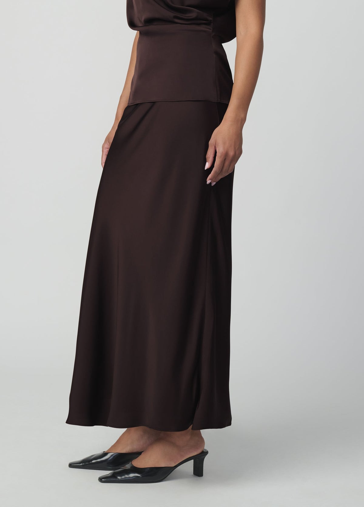 Joe's Jeans Women THE INES MAXI SKIRT Espresso