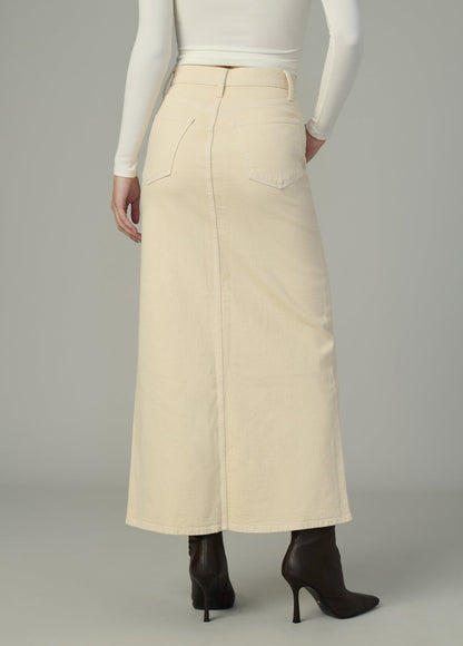 Joe's Jeans Women THE MARTINE DENIM MAXI Creme Brulee