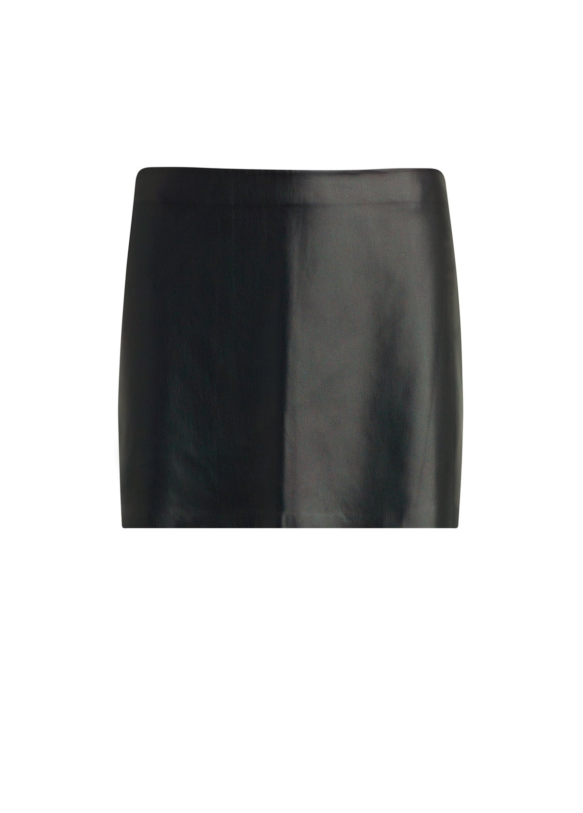 Joe's Jeans Women THE VEGAN LEATHER MINI SKIRT Black
