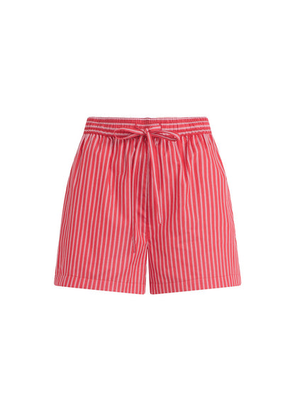 Joe's Jeans Women|Sale THE BOXER SHORT Cherry Red White Stripe
