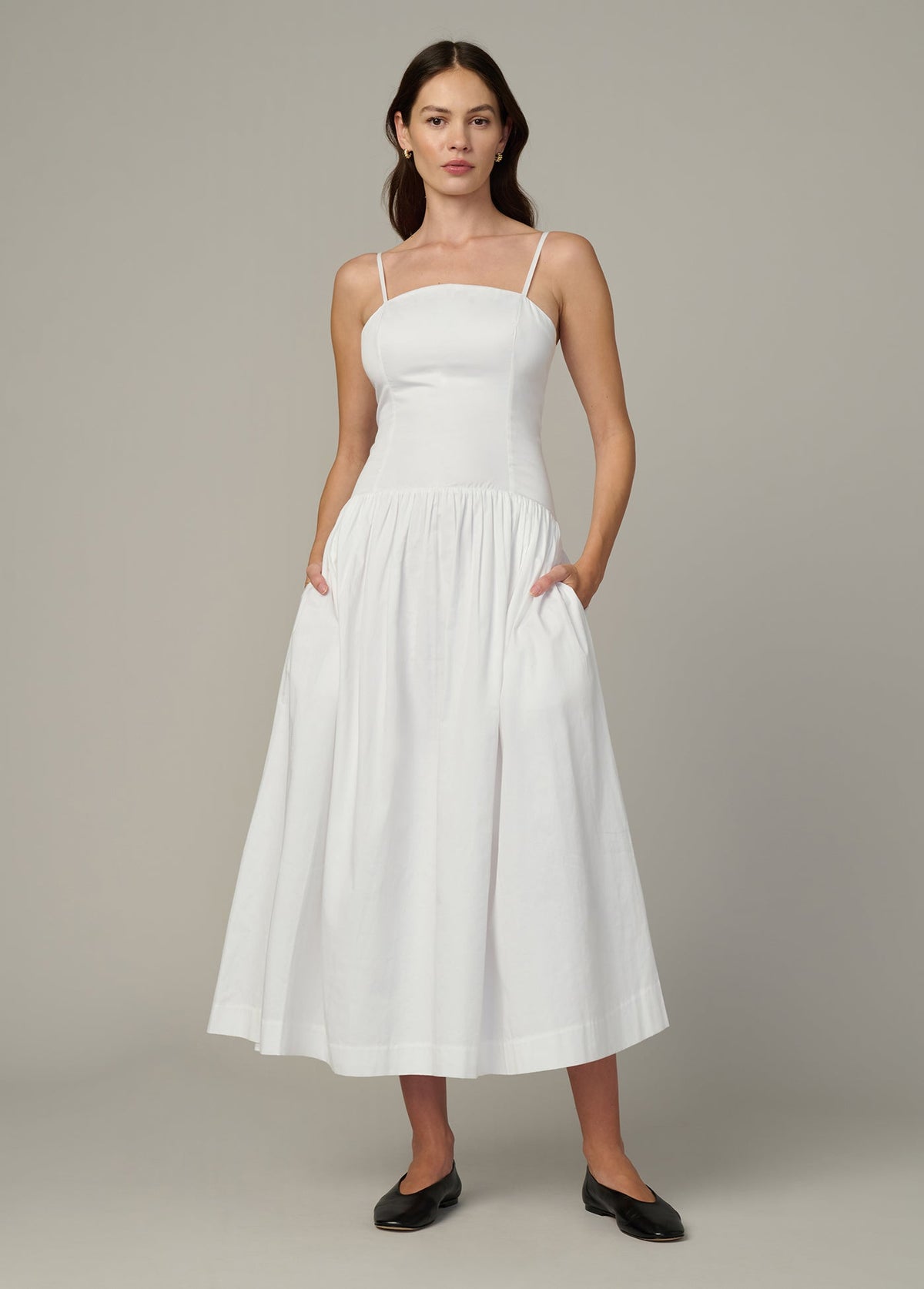 Joe's Jeans Women THE MARA MAXI DRESS White