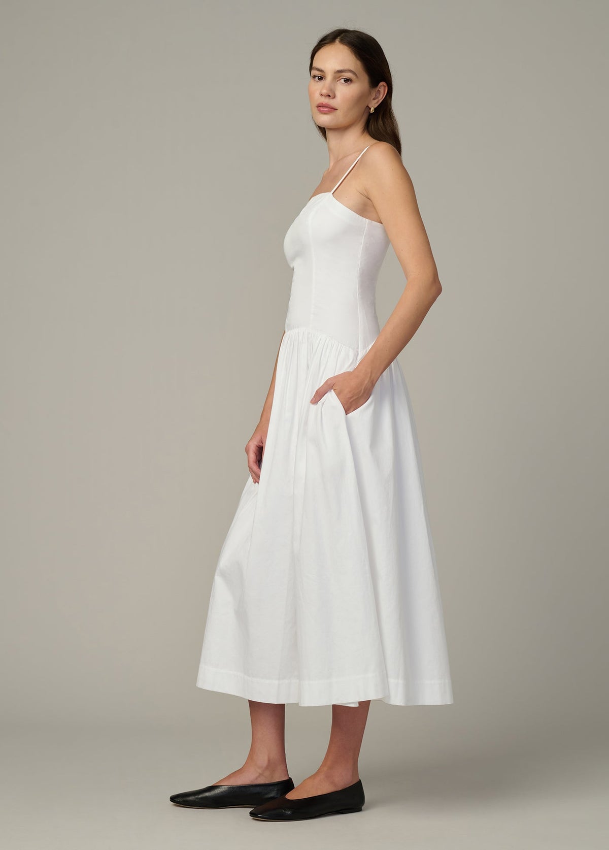 Joe's Jeans Women THE MARA MAXI DRESS White