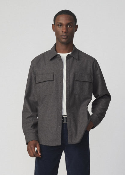 Joe's Jeans Men WOOL OVERSHIRT Grey