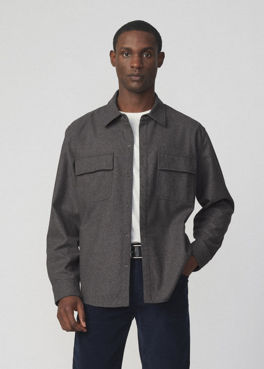 Joe's Jeans Men WOOL OVERSHIRT Grey