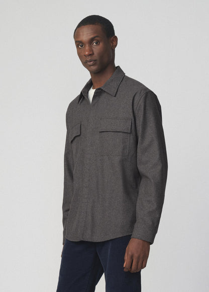 Joe's Jeans Men WOOL OVERSHIRT Grey