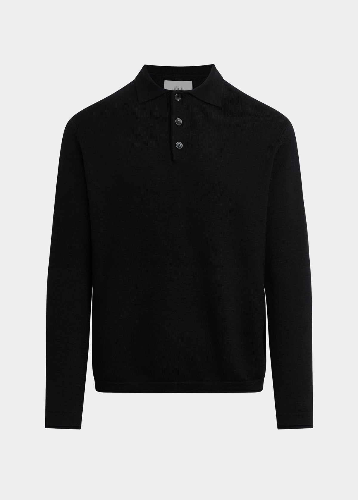 Joe's Jeans Men MERINO POLO SWEATER Black