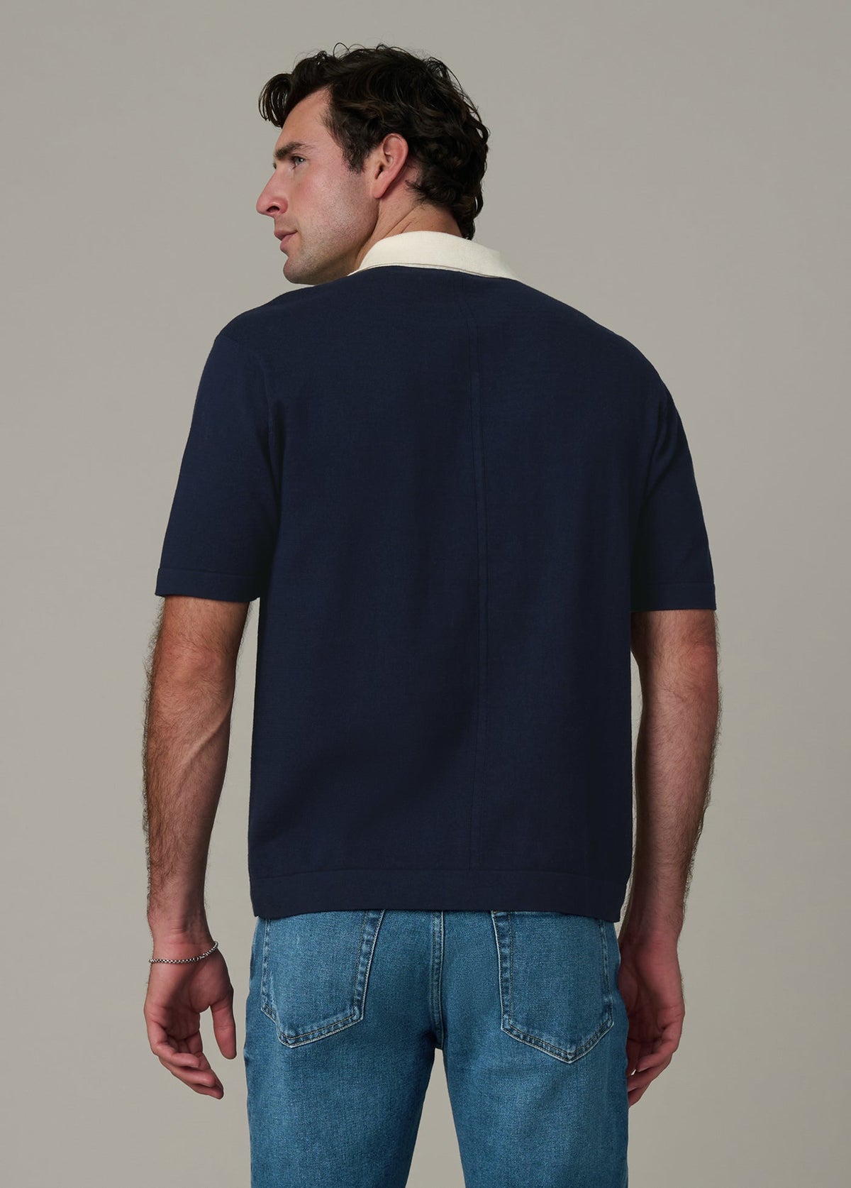 Joe's Jeans Men CLUB POLO Baritone Blue