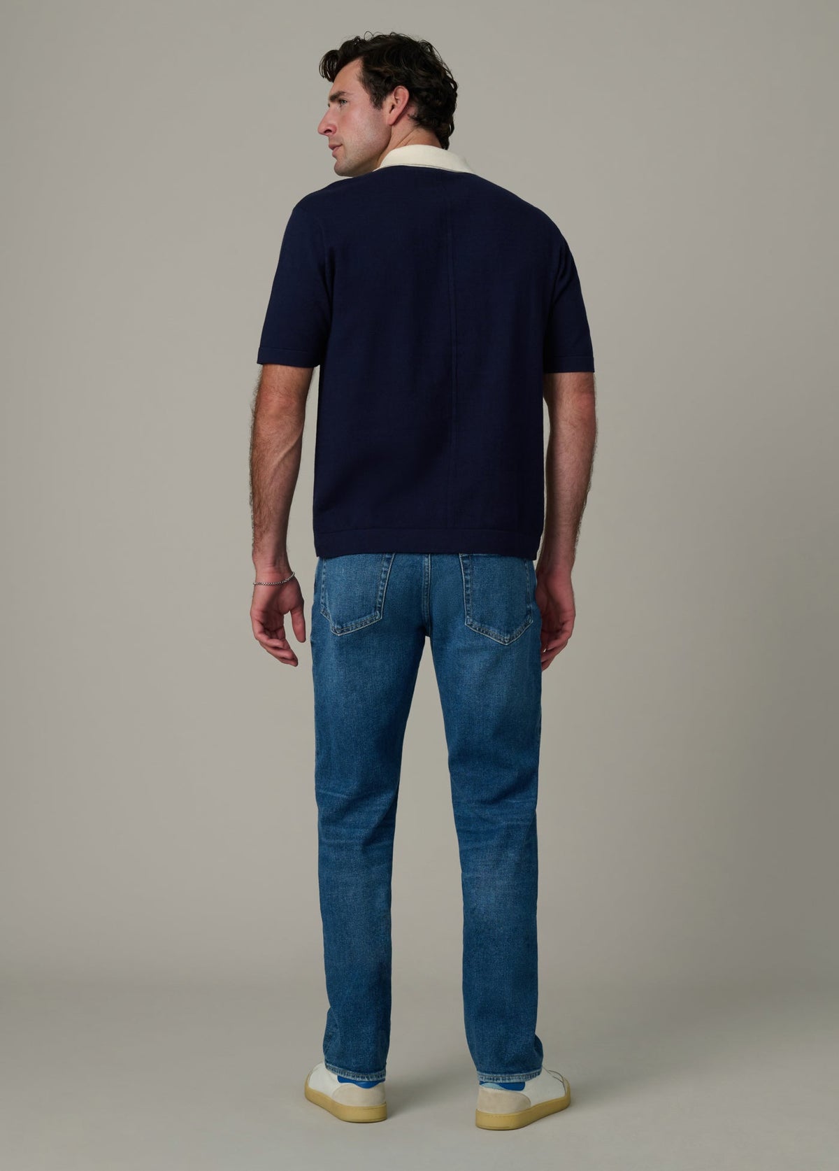 Joe's Jeans Men CLUB POLO Baritone Blue