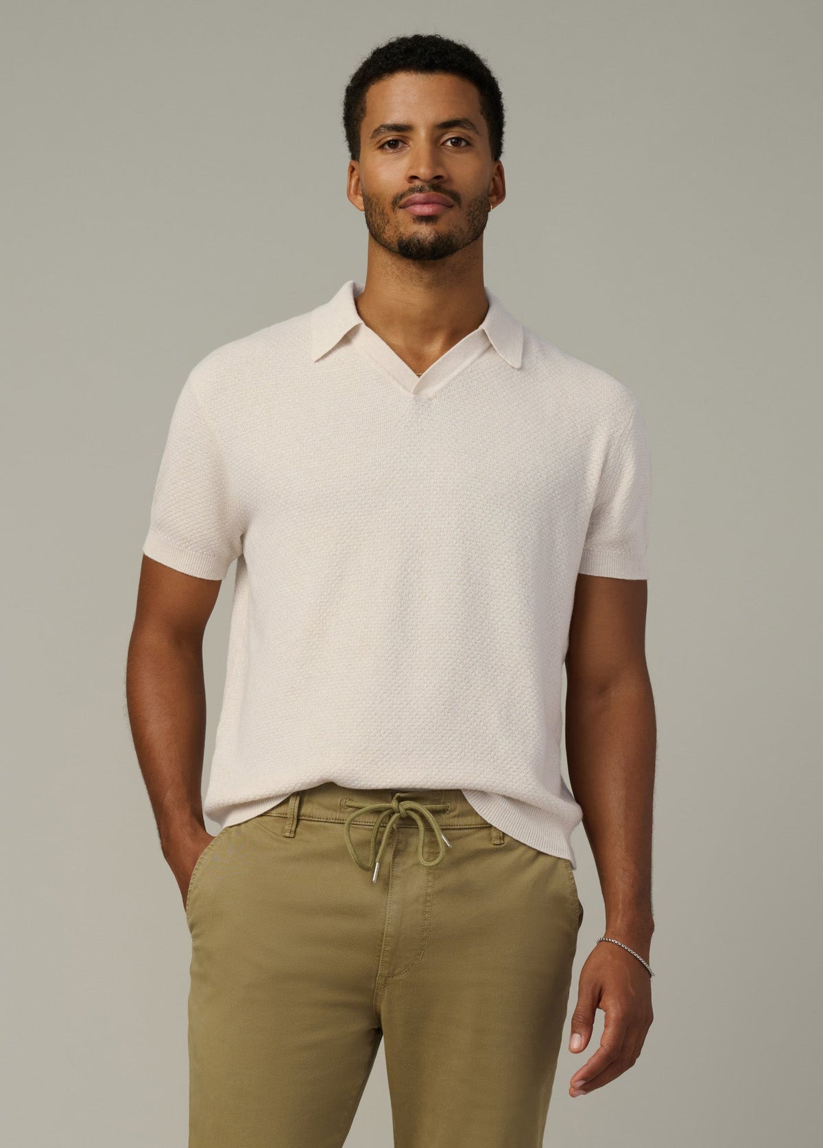 Joe's Jeans Men|Sale KNIT POLO Sandpaper