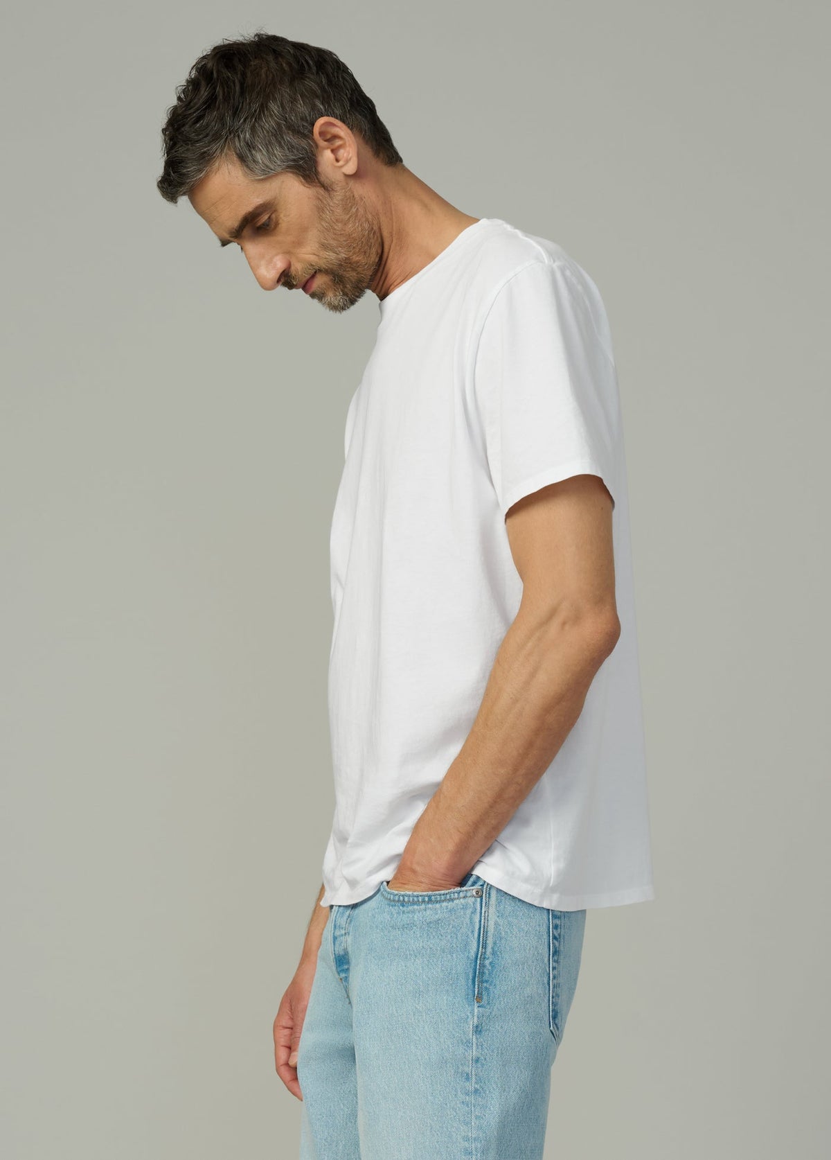Joe's Jeans Men BESPOKE TEE Optic White