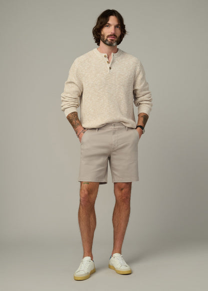 Joe's Jeans Men TEXTURED HENLEY SWEATER Flax