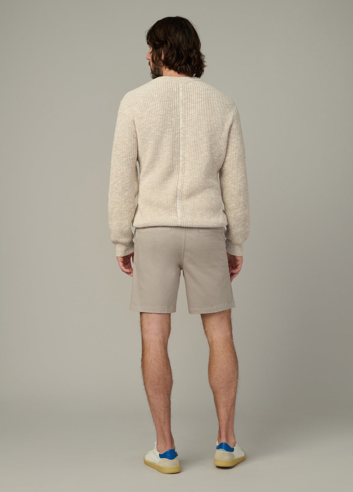 Joe's Jeans Men TEXTURED HENLEY SWEATER Flax