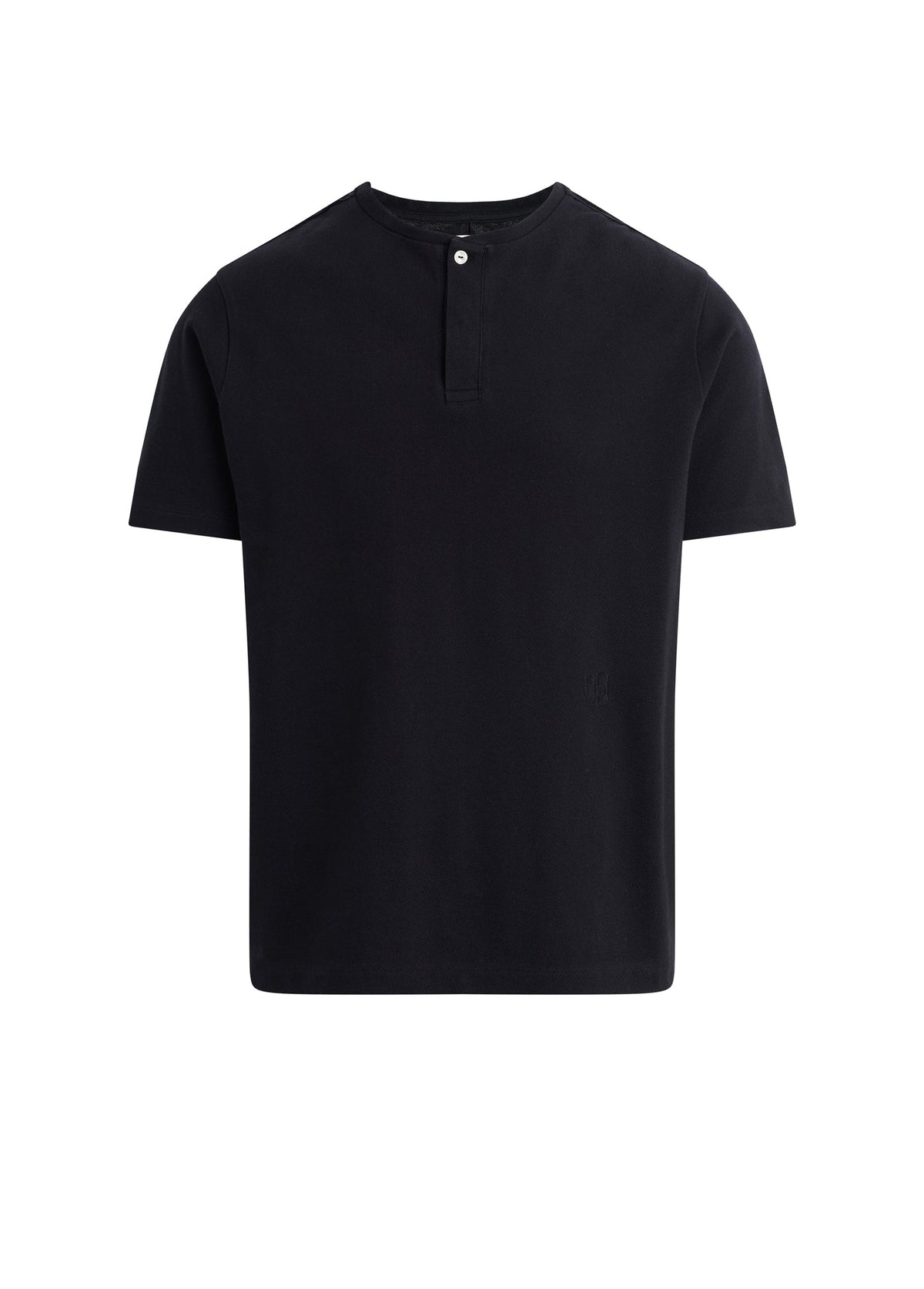 Joe's Jeans Men THE MODERN PIQUE HENLEY Black