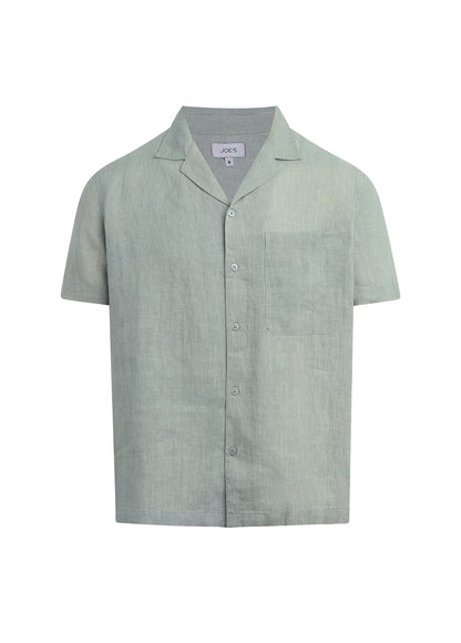 Joe's Jeans Men|Sale SHORT SLEEVE CAMP COLLAR SHIRT Green Milieu