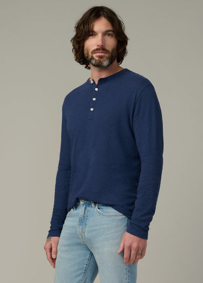 Joe's Jeans Men|Sale LONG SLEEVE HENLEY Dress Blues