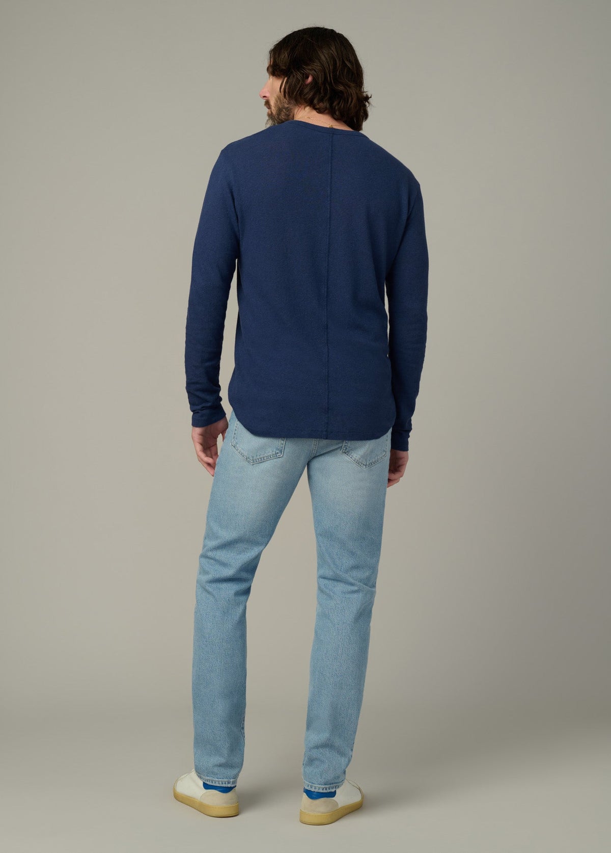 Joe's Jeans Men|Sale LONG SLEEVE HENLEY Dress Blues