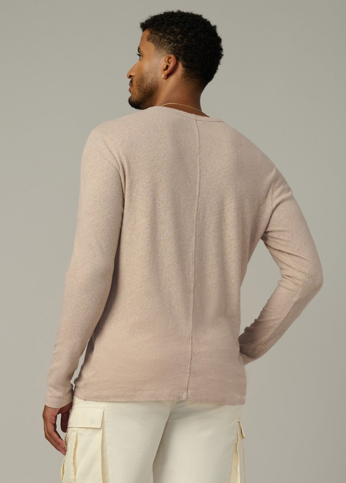 Joe's Jeans Men|Sale LONG SLEEVE HENLEY Plaza Taupe