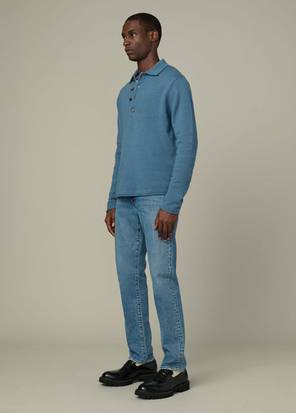 Joe's Jeans Men|Sale MERINO POLO SWEATER Bluefin