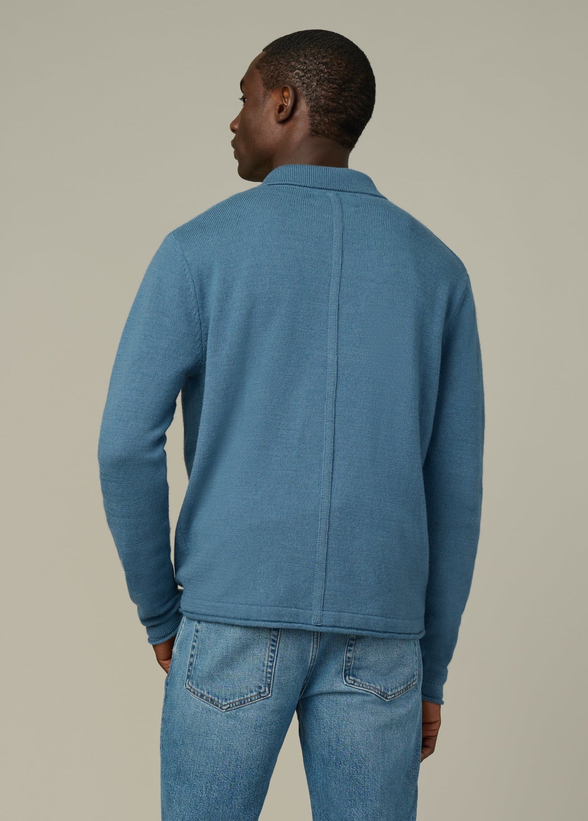 Joe's Jeans Men|Sale MERINO POLO SWEATER Bluefin