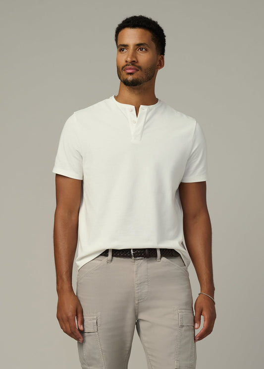 Joe's Jeans Men|Sale THE MODERN PIQUE HENLEY Coconut Milk