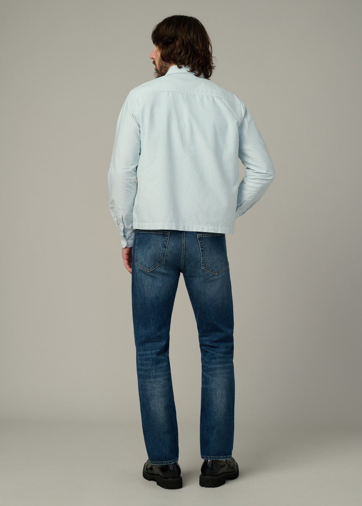Joe's Jeans Men|Sale THE KEANU STRIPE SHIRT Mallard Green