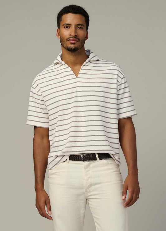 Joe's Jeans Men|Sale MARINER STRIPE POLO Morel Stripe