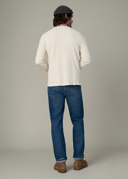 Joe's Jeans Men|Sale LONG SLEEVE WAFFLE TEE Ecru