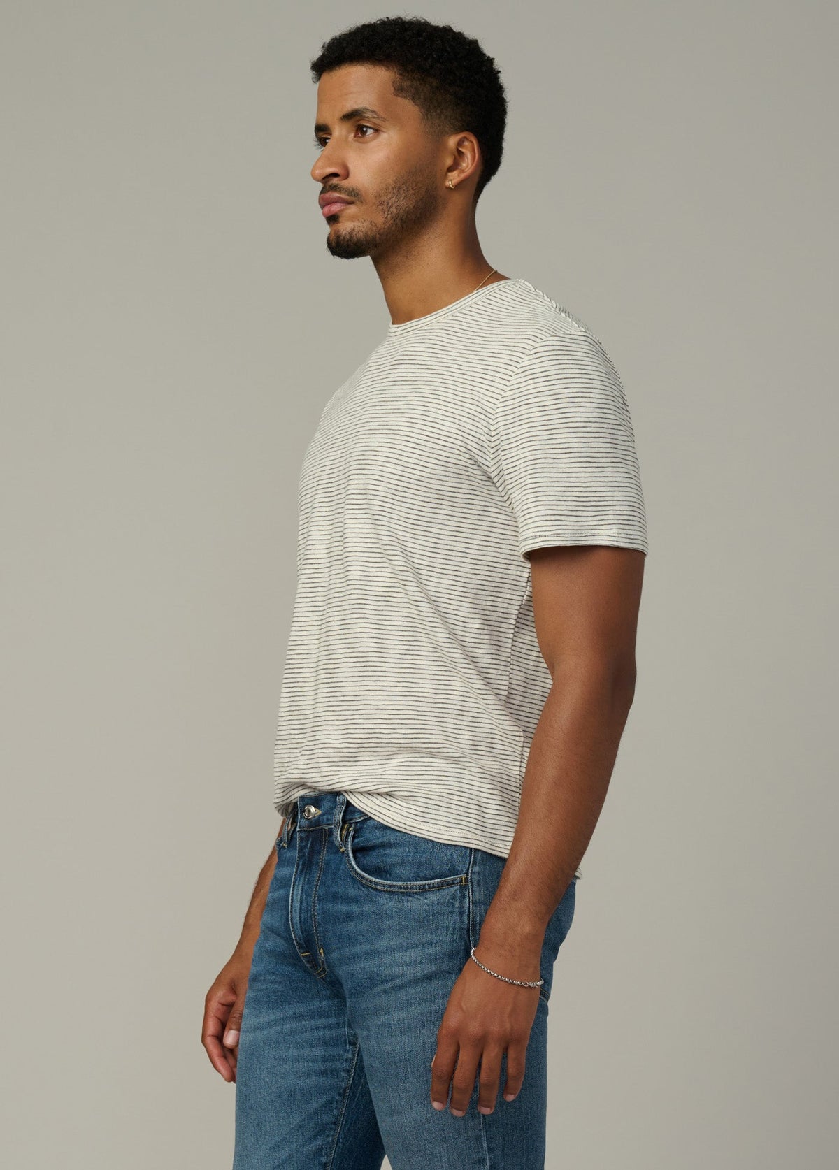 Joe's Jeans Men|Sale THE STRIPE TEE Black
