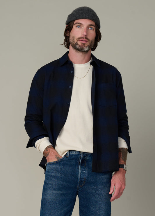 Joe's Jeans Men|Sale KEANU PLAID SHIRT Midnight Plaid