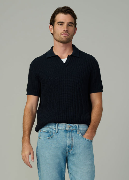 Joe's Jeans Men|Sale TEXTURED SWEATER POLO True Navy